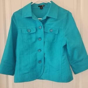 East 5th Women's Turquoise Jacket